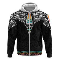 50 Years Kia Kaha Te Reo Maori Zip Hoodie Ake Ake Ake! - Polynesian Pride
