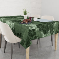 Hawaii Tapa Tablecloth Hibiscus Mix Hawaiian Quilt Patches - Sage Green LT7 - Polynesian Pride