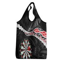 Personalised New Zealand Darts Grocery Bag Maori Manaia