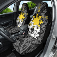 Philippines Sampaguita Personalised Car Seat Cover Women's Day