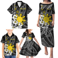 Philippines Sampaguita Personalised Family Matching Puletasi and Hawaiian Shirt Women's Day LT7 - Polynesian Pride