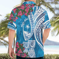 Hafa Adai Guam Hawaiian Shirt Crystal Waves