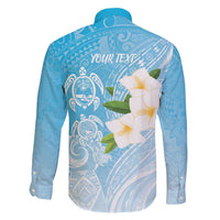 Personalized Guam Chamorro Family Matching Mermaid Dress and Hawaiian Shirt Turtles and Guasali Flowers LT7 - Polynesian Pride
