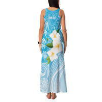 Personalized Guam Chamorro Family Matching Tank Maxi Dress and Hawaiian Shirt Turtles and Guasali Flowers
