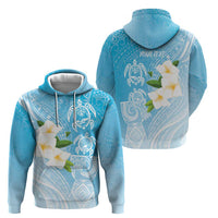 Personalized Guam Chamorro Zip Hoodie Turtles and Guasali Flowers LT7 - Polynesian Pride