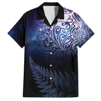 New Zealand Aotearoa Matariki Hawaiian Shirt Starry Silver Fern LT7 Galaxy - Polynesian Pride