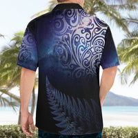 New Zealand Aotearoa Matariki Hawaiian Shirt Starry Silver Fern LT7 - Polynesian Pride