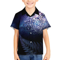 New Zealand Aotearoa Matariki Hawaiian Shirt Starry Silver Fern LT7 - Polynesian Pride