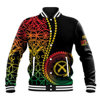 Proudly Ni-Van Sandroing Inspired Classic Style Baseball Jacket LT7 Unisex Colorful - Polynesian Pride