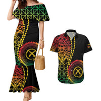 Proudly Ni-Van Sandroing Inspired Classic Style Couples Matching Mermaid Dress and Hawaiian Shirt