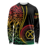 Proudly Ni-Van Sandroing Inspired Classic Style Long Sleeve Shirt LT7 Unisex Colorful - Polynesian Pride