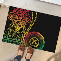 Proudly Ni-Van Sandroing Inspired Classic Style Rubber Doormat LT7 - Polynesian Pride