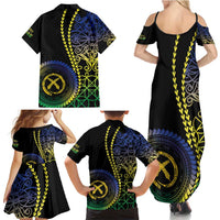 Proudly Ni-Van Sandroing Inspired Family Matching Summer Maxi Dress and Hawaiian Shirt Malampa Classic Style