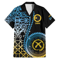 Proudly Ni-Van Sandroing Inspired Family Matching Mermaid Dress and Hawaiian Shirt Sanma Classic Style LT7 Dad's Shirt - Short Sleeve Colorful - Polynesian Pride