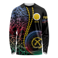 Proudly Ni-Van Sandroing Inspired Long Sleeve Shirt Shefa Classic Style LT7 Unisex Colorful - Polynesian Pride