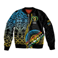Proudly Ni-Van Sandroing Inspired Bomber Jacket Torba Classic Style LT7 Unisex Colorful - Polynesian Pride