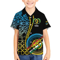 Proudly Ni-Van Sandroing Inspired Family Matching Off Shoulder Short Dress and Hawaiian Shirt Torba Classic Style