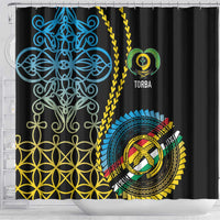 Proudly Ni-Van Sandroing Inspired Shower Curtain Torba Classic Style