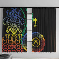 Proudly Ni-Van Sandroing Inspired Window Curtain Tafea Classic Style