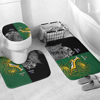 New Zealand - South Africa Greatest Rivals Rugby Bathroom Set Kiwi Vs Bokke