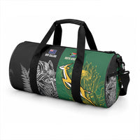 New Zealand - South Africa Greatest Rivals Rugby Duffle Bag Kiwi Vs Bokke