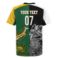 New Zealand - South Africa Greatest Rivals Rugby Custom Rugby Jersey Kiwi Vs Bokke