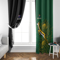 New Zealand - South Africa Greatest Rivals Rugby Window Curtain Kiwi Vs Bokke