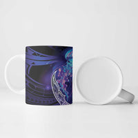 Polynesian Aumakua Ceramic Mug Jellyfish with Shark - Polynesian Pride