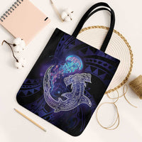 Polynesian Aumakua Tote Bag Jellyfish with Shark - Polynesian Pride