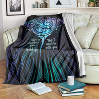 Aotearoa Maori Te Whai Rahi Blanket Tala - Nowhere You Could Go That I Won't Be With You - Polynesian Pride
