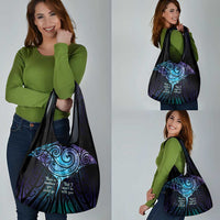 Aotearoa Maori Te Whai Rahi Grocery Bag Tala - Nowhere You Could Go That I Won't Be With You - Polynesian Pride