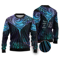 Aotearoa Maori Te Whai Rahi Ugly Christmas Sweater Tala - Nowhere You Could Go That I Won't Be With You - Polynesian Pride