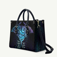Aotearoa Maori Te Whai Rahi Leather Bag Tala - Nowhere You Could Go That I Won't Be With You - Polynesian Pride
