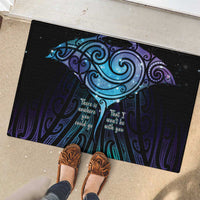 Aotearoa Maori Te Whai Rahi Rubber Doormat Tala - Nowhere You Could Go That I Won't Be With You LT7 - Polynesian Pride