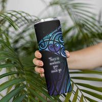 Aotearoa Maori Te Whai Rahi Skinny Tumbler Tala - Nowhere You Could Go That I Won't Be With You - Polynesian Pride