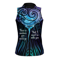 Aotearoa Maori Te Whai Rahi Women Sleeveless Polo Shirt Tala - Nowhere You Could Go That I Won't Be With You - Polynesian Pride