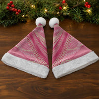 Polynesian Puakeniken Pikake Twisted Lei Christmas Santa Hat Rose Pink - Polynesian Pride