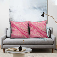Polynesian Puakeniken Pikake Twisted Lei Pillow Cover Rose Pink LT7 - Polynesian Pride