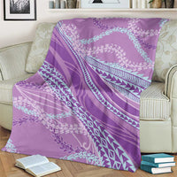 Polynesian Puakeniken Pikake Twisted Lei Blanket Amethys - Polynesian Pride