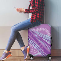 Polynesian Puakeniken Pikake Twisted Lei Luggage Cover Amethys - Polynesian Pride