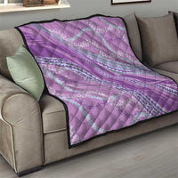 Polynesian Puakeniken Pikake Twisted Lei Quilt Amethys - Polynesian Pride