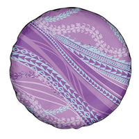 Polynesian Puakeniken Pikake Twisted Lei Spare Tire Cover Amethys - Polynesian Pride