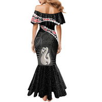 Personalised New Zealand Maori Mermaid Dress Manaia Mix Koru LT7 - Polynesian Pride