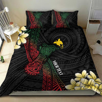 Personalized Papua New Guinea Bedding Set Kundu Drum Motifs - Sepik Colors