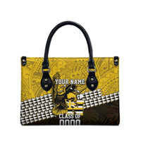 Hawaii Nanakuli High Alumni Custom Leather Bag Kanaka Arrows Tropical Vibes