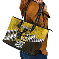 Hawaii Nanakuli High Alumni Custom Leather Tote Bag Kanaka Arrows Tropical Vibes