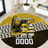 Hawaii Nanakuli High Alumni Custom Round Carpet Kanaka Arrows Tropical Vibes