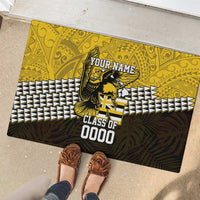 Hawaii Nanakuli High Alumni Custom Rubber Doormat Kanaka Arrows Tropical Vibes