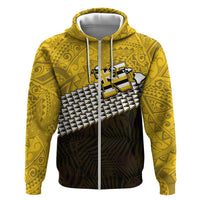 Hawaii Nanakuli High Alumni Custom Zip Hoodie Kanaka Arrows Tropical Vibes