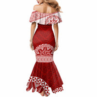 Tonga Rugby Mermaid Dress Ikale Tahi Champions World Cup 2023 LT7 - Polynesian Pride